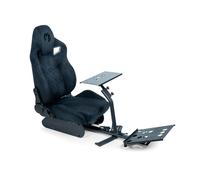 Cockpit de simulation de course - NACON - Simili daim - Châssis en acier - Dossier ergonomique - Réglable