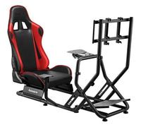 Cockpit de simulation HUZARO SPEED 6.0 Châssis simracing Siège ergonomique Compatible multi-plateforme