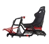 Oplite - Cockpit de simulation GTR S8 Elite Force - tubes de renfort latéraux - Rouge