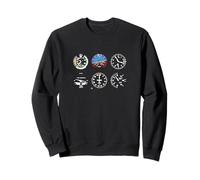 Cockpit Vol Cadrans Avion Simulateur Sweatshirt