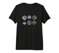 Cockpit Vol Cadrans Avion Simulateur T-Shirt Haut de Gamme