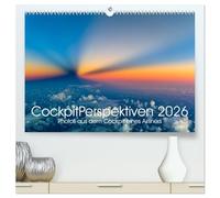 CockpitPerspektiven 2026 (hochwertiger Premium Wandkalender 2026 DIN A2 quer), Kunstdruck in Hochglanz: Atemberaubende und einzigartige Momente, Bilder und Perspektiven aus dem Cockpit eines Airliners