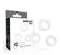 Cockring 3 anneaux transparents