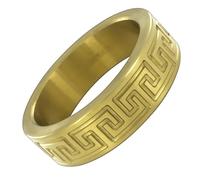 Cockring de luxe avec motif grec - gold - Taille - 45 mm