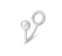 Cockring divisible Boule anale Anneau de pénis Boule anale en métal Boule d'acier Jouets érotiques pour hommes (dans de nombreuses variations sélectionnables) (Cockring Ø 45 mm/Ball Ø 50 mm)