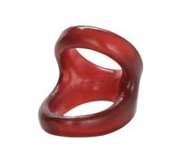 Cockring double rouge colt - Profondeur: 60 mm, Couleur: Rouge, Rayon: Couple, Largeur: 80 mm, Longueur: 145 mm