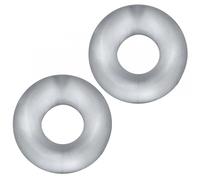 COCKRING Lot de 2 Anneau de péniss Stiffy Bulge Transparents Hünkyjunk by Oxball