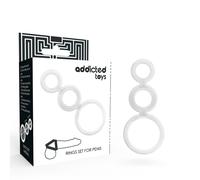 Addicted toys rings set for penis transparent LOVETOYS Sex Toys for Men Accessor