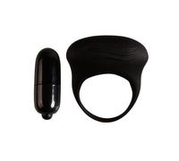 Cockring vibrant d'amour noir bertram