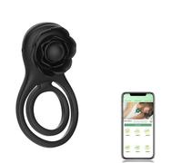 Cockrings Vibrations pour hommes Cockrings Vibrations en silicone,Anneau de plaisir pour vibrateur,point G stimulant,masseur de penis,jouets sexuels pour hommes,femme et couple YDA2