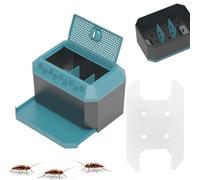 Cockroach Feeder, Reptile Feeder Box - Conteneur d'alimentation du cafard - Animaux reptiles habitat, cage de transport de tortues, maisons de reproduction d'animaux respirantes pour dragon barbu