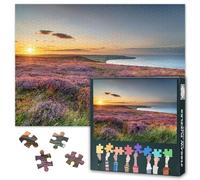 Cockshaw Hill Puzzles pour adultes 1000 blocs, puzzle parc national des Moors North York, jeu de puzzle pour adultes ou jouets pour amis plus âgés 50 x 70 cm