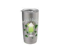 Cocktail de la Saint-Patrick Bonne chance et bonne joie Gobelet isotherme en acier inoxydable double paroi