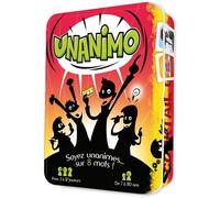 Asmodee Jeu de société UNANIMO – Jeu d'ambiance familial dès 7 ans – 3-12 joueurs, 20 min (VF)