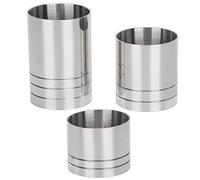 Cocktail Jigger Bar Drink Tasse Ounce Cup Set Outil de barman (25 ml + 35 ml + 50 ml), tasses mesurer pour cocktail, Jigger double mesure de cocktail pour mesure de tir/mesures spiritu