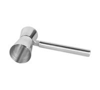 Cocktail Jigger, Stainless Steel Measuring Cup, 5.2x3.23 Inches Liquor Drink Mixing Accessory, Bartender Tool for Home Picnic Party Professionals Barbecue Enthusiasts Entertaining Events