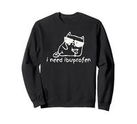 Cocktail Martini pour Chat J'Ai Besoin d'ibuprofène Sweatshirt
