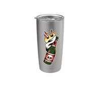 Cocktail Molotov Gobelet isotherme en acier inoxydable double paroi
