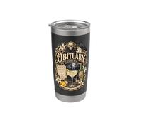Cocktail nécrologique - Un dernier toast Gobelet isotherme en acier inoxydable double paroi