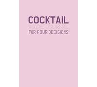 Cocktail Recipe Journal - Pink Edition: Recipe Organizer for Bartenders, Mixologists, and Home Enthusiasts to Record Mixed Drinks and Cocktails | 6x9 ... track recipes for personal use or gift-giving