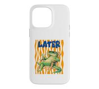 Cocktail Relaxant drôle Alligator Plus Tard Coque pour iPhone 14 Pro Max