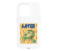 Cocktail Relaxant drôle Alligator Plus Tard Coque pour iPhone 15 Pro