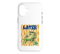 Cocktail Relaxant drôle Alligator Plus Tard Coque pour iPhone 16