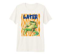 Cocktail Relaxant drôle Alligator Plus Tard T-Shirt Haut de Gamme