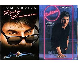 Cocktail + Risky Business 80's Tom Cruise DVD Set double feature bundle