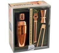 Collectif – Cocktail sans alcool – Coffret avec shaker, jigger et pince – Marabout