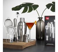 Vacu Vin Coffret cocktail inox 7 pièces – mélangeur, doseur, pilon, passoire, tamis
