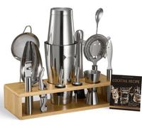Cocktail Shaker 13-pièces Barkeeper Set - Mixeur de boissons en acier inoxydable - Outils de bar professionnel
