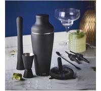 Mikamax – Coffret cocktail mm – 8 pièces Noir mat avec livre de recettes