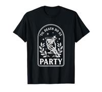 Cocktail Squelette Effrayant jusqu'à la Mort Do Us Party Halloween T-Shirt