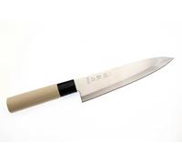 Cocktail7 Couteau Japonais Gyuto, Lame Acier Inoxydable 420J2 de 18 cm, Mitre en Nylon, Fabriqué au Japon