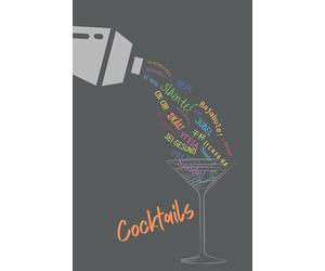 Cocktails: A Recipe Journal: A perfect solution to storing your 100 favorite cocktail recipes in this 6x9 inch booklet. Easily find the recipes you've decided to save from social media websites.