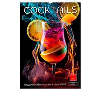 Cocktails - Bewährter Genuss neu interpretiert (Wandkalender 2026 DIN A2 hoch), CALVENDO Monatskalender: Coole Cocktails für jede Gelegenheit.
