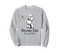 Cocktails & Caniches Social Club Caniche Design pour Femme Sweatshirt
