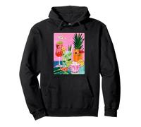 Cocktails colorés d'été Art esthétique Minimaliste Moderne Sweat à Capuche