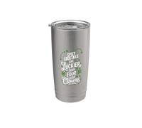Cocktails épicés de la Saint-Patrick plus chanceux que les trèfles Gobelet isotherme en acier inoxydable double paroi