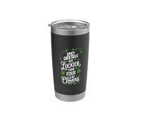Cocktails épicés de la Saint-Patrick plus chanceux que les trèfles Gobelet isotherme en acier inoxydable double paroi