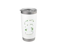 Cocktails épicés de la Saint-Patrick plus chanceux que les trèfles Gobelet isotherme en acier inoxydable double paroi
