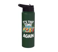 Cocktails Tropical Summer Island Vacances Caraïbes Stainless Steel Insulated Water Bottle