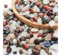 Coco Berming Pierres Décoratives, 900g Pierre Mélangées Naturel, 9-12mm Rivière Gravier pour Décoration de Vase, Pot de Remplissage, Aquarium, Décoration de Jardin (9-12mm)