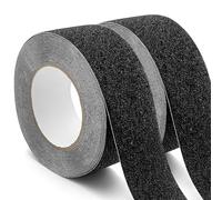 Coco Berming Ruban Adhésif Antidérapant 50mm x 10m, Bande Antidérapante, Ruban de Sécurité pour Escaliers, Marches, Rampes et Sols intérieurs et extérieurs (noir)