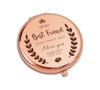 CoCo Cadeaux d'anniversaire pour amis - Miroir de maquillage compact de voyage