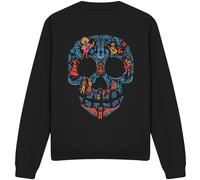 Coco - "Day Of The Dead" Sweat-shirt pour homme/femme unie TV3474 (L) (Noir)
