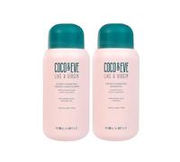 Coco & Eve - Shampoo et Après-shampoing ultra hydratant Like A Virgin - soin capillaire naturel/sans sulfates - à l'huile d'argan/de noix de coco/d'avocat - pour cheveux secs/abimés/colorés (280 ml)