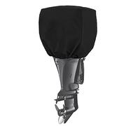 Coco Housse de Moteur Hors-Bord pour Yacht et Bateau jusqu'à 25 à 50 Chevaux, très résistante à l'eau, à la moisissure et aux UV avec Tissu Polyester épais (Noir, 25-50)