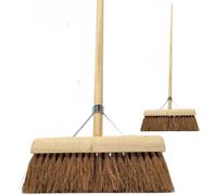 Coco Indoor Broom 30 cm Soft Broom Sweeper Broom Sweeper Broom Garden Cleaning Soft Inner Broom with Handle 130 cm